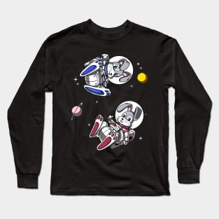 Rabbit Space Astronauts Long Sleeve T-Shirt